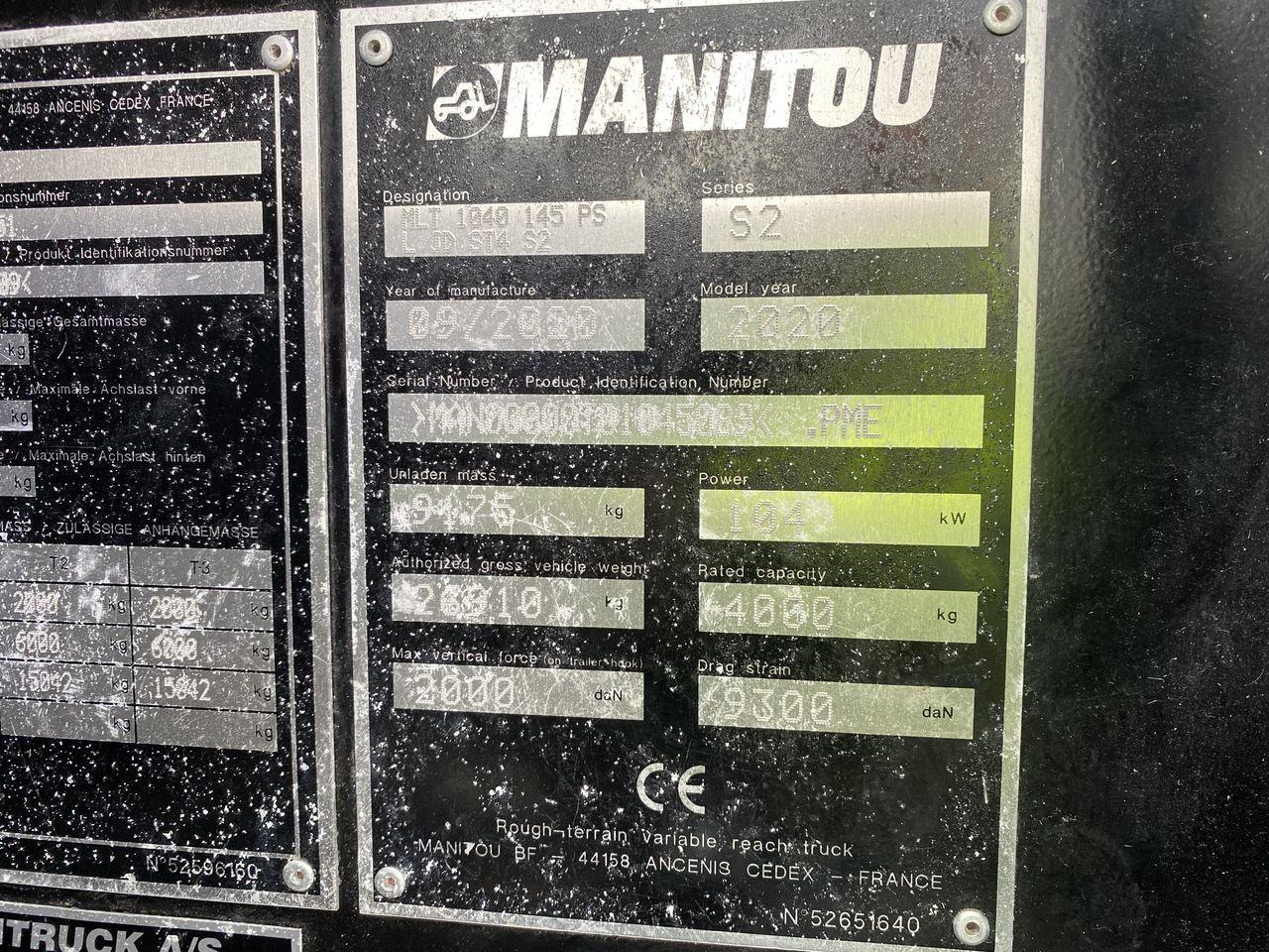 Teleskop truck Manitou MLT1040-145PS L ELITE ST4