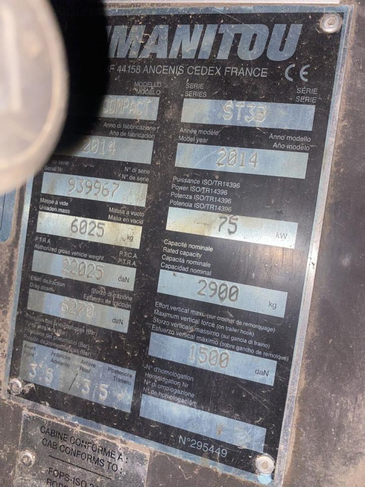 Teleskop truck Manitou MLT841-145PS+ ELITE ST5