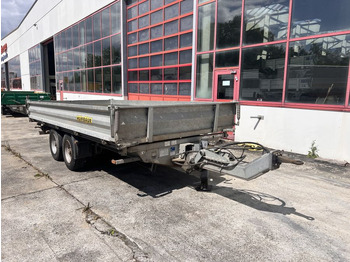 Tipvogn påhængsvogn Humbaur htk105024  Tandemkipper- Tieflader: billede 3