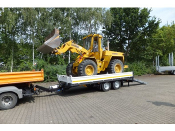 Ny Nedbygget platform påhængsvogn til transportering tungemaskiner Möslein TTT 11- 6,28 Weiß  Neuer Tandemtieflader: billede 4