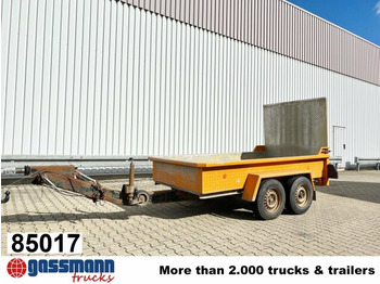 Nedbygget platform påhængsvogn