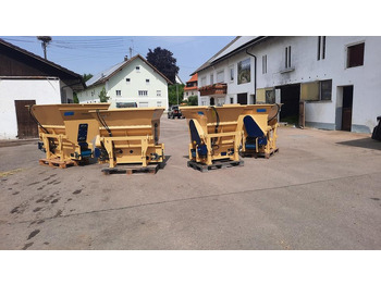 Ny Udstyr til kvæg Einstreugerät Futterverteilgerät Hoflader Radlader Euro Weideman: billede 3