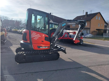 Minigravemaskine Eurocomach ES 35.2 ZT Minibagger Kubota  Bagger Kettenbagger: billede 3