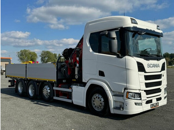 Lastbil med kran SCANIA R