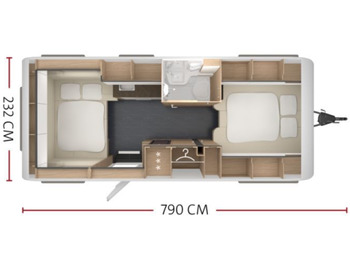Campingvogn Tabbert PEP PANTIGA 390 WD TV,Markise ,Sat: billede 2