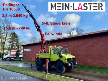 Lastbil med kran UNIMOG U1650