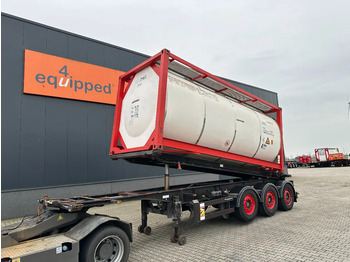 Containerbil/ Veksellad sættevogn VAN HOOL 20'