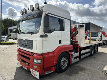 Lastbil med lad, Lastbil med kran MAN TG 360 A 6x2 + KRAN ATLAS 100.1 A3 - PLATFORM 5m80 - E3 - LIFT-AXLE - FULL AIR SUSPENSION - ZF AS TRONIC -  BE TRUCK: billede 3