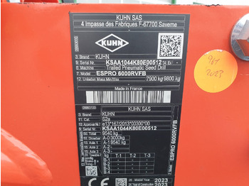 Ny Såmaskine Kuhn ESPRO6000: billede 3 Ny Såmaskine Kuhn ESPRO6000: billede 3