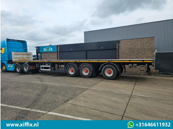 Åben sættevogn Doll 3-ass. Vlakke uitschuifbare oplegger / Naloop gestuurd: billede 3