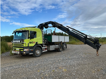 Lastbil med kran SCANIA P114