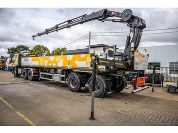 Lastbil med lad, Lastbil med kran Iveco TRAKKER 450-6X4-BIG AXLES: billede 4