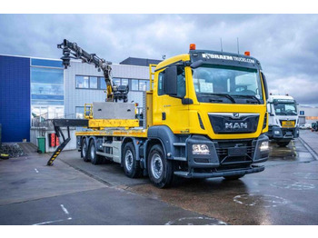 Lastbil med lad, Lastbil med kran MAN TGS 35.460 BL - KENNIS 16R/3: billede 2