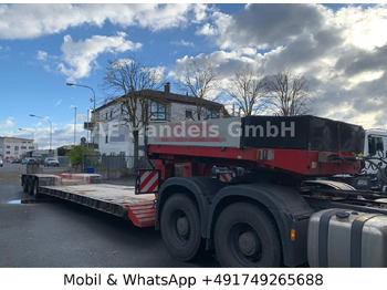 Nedbygget platform sættevogn GOLDHOFER STZ