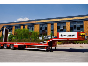 Nedbygget platform sættevogn SCORPION