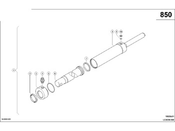 Hydraulisk cylinder CLAAS