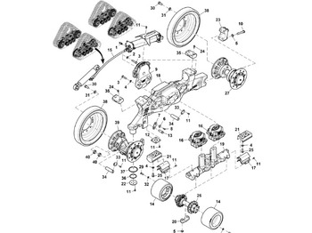 Undervognsdele JOHN DEERE