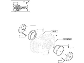 Bremseskive NEW HOLLAND