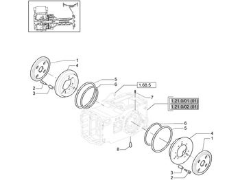 Bremseskive NEW HOLLAND