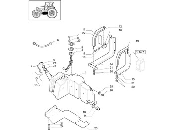 Brændstofsystem NEW HOLLAND
