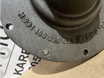 Gearkasse for Landbrugsmaskine Valtra S354 Massey 8480 - skrzynia biegów - pokrywa łożyska 931100320061: billede 2