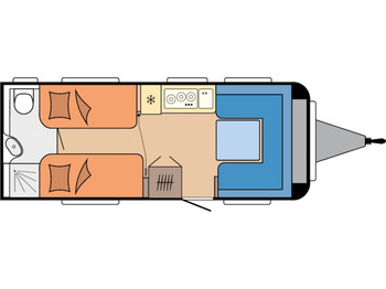 Campingvogn Hobby Excellent Edition 540 WLU 2026 2000kg.,: billede 2 Campingvogn Hobby Excellent Edition 540 WLU 2026 2000kg.,: billede 2