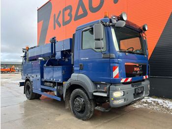 Slamsugemaskine MAN TGM 13.290 4x4 TANK 6500 l / VACUUM Vacustar W900R / PRESSURE Pratissoli KE28 - 61 l/min - 150 bar: billede 3 Slamsugemaskine MAN TGM 13.290 4x4 TANK 6500 l / VACUUM Vacustar W900R / PRESSURE Pratissoli KE28 - 61 l/min - 150 bar: billede 3