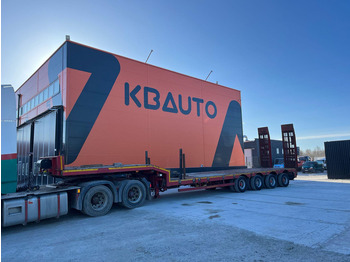 Nedbygget platform sættevogn NOOTEBOOM