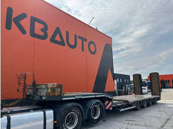 Nedbygget platform sættevogn NOOTEBOOM