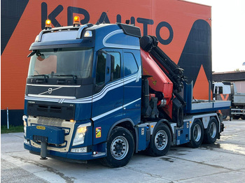 Lastbil med lad, Lastbil med kran Volvo FH 540 8x4 PK 110002 + JIB + WINCH / COMBI / PLATFORM L=3662 mm: billede 2