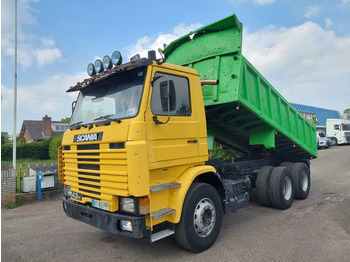 Tipvogn lastbil SCANIA 143