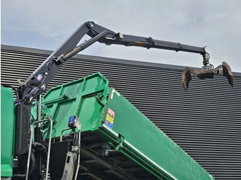 Tipvogn lastbil, Lastbil med kran Tatra T158/II 6X6 / HMF Z CRANE + 2 SIDE TIPPER: billede 2