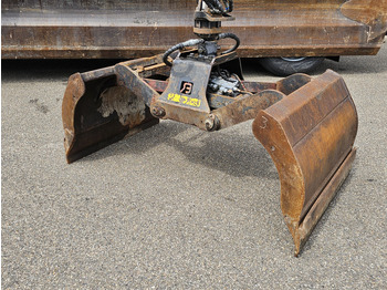 Tipvogn lastbil, Lastbil med kran Tatra T158/II 6X6 / HMF Z CRANE + 2 SIDE TIPPER: billede 5