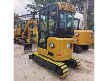 Minigravemaskine CATERPILLAR 302 CR CAT MINI DIGGER WITH RUBBER TRACK: billede 4