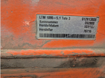 Bom for Mobilkran Liebherr LTM 1095-5.1 Telescopic section 3: billede 5
