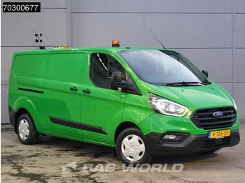 Små varebil Ford Transit Custom 105pk L2H1 Trekhaak Xenon LED Navi Airco Cruise Camera Parkeersensoren Werkplaatsinrichting APK 10-2026 Euro6 L2 Airco Trekhaak: billede 3