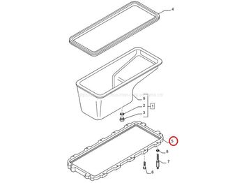 Bundkar for Tipvogn lastbil FPT IVECO CASE FPT IVECO CASE Cursor11 F3GFE613A B001 5801863562/5801690111 Sump holder 504160436: billede 4 Bundkar for Tipvogn lastbil FPT IVECO CASE FPT IVECO CASE Cursor11 F3GFE613A B001 5801863562/5801690111 Sump holder 504160436: billede 4