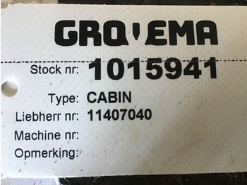 Førerhus og interiør LIEBHERR