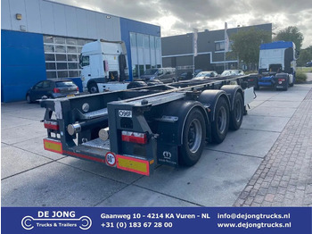 Containerbil/ Veksellad sættevogn VAN HOOL 20'/30'