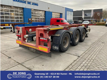 Containerbil/ Veksellad sættevogn VAN HOOL 20'/30'