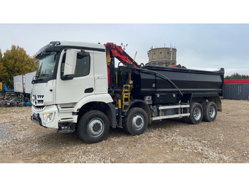 Tipvogn lastbil, Lastbil med kran MERCEDES-BENZ AROCS: billede 2