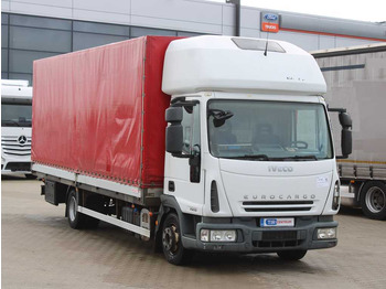 Lastbil med presenning Iveco EUROCARGO ML 75E18, EURO 4, SIDE PANEL, SLEEPING BODY: billede 3