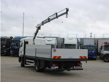 Lastbil med lad, Lastbil med kran MAN TGL 8.220, EURO 5, SIDEBOARD, TIRES 80%, HYDRAULIC ARM TLC_38A.3: billede 5