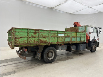 Tipvogn lastbil, Lastbil med kran Mercedes-Benz SK 1831: billede 4