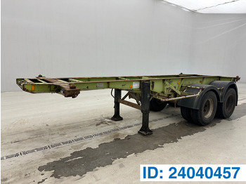 Containerbil/ Veksellad sættevogn VAN HOOL 20'