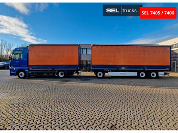 Lastbil med presenning MAN TGX 18.580
