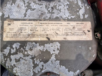 Motor for Lastbil Caterpillar C-12 Engine (Truck): billede 2