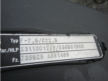 Foraksel for Lastbil Mercedes-Benz F-7,5 / C22,5 A881489/ 739528 MERCEDES BENZ 1842 EURO 6: billede 5