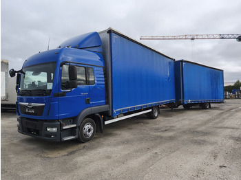Lastbil med presenning MAN TGL 8.220