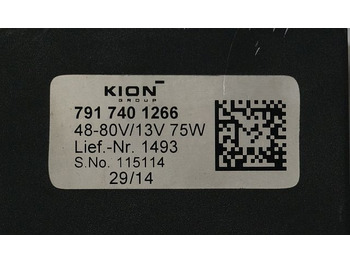 Elektrisk system for Materialehåndteringsudstyr Kion 7917401266 | Omvormer Power converter input 48-80V output 13V75W lief nr 14 Omvormer Power converter input 48-80V output 13V75W lief nr 1493 sn. 115114: billede 2 Elektrisk system for Materialehåndteringsudstyr Kion 7917401266 | Omvormer Power converter input 48-80V output 13V75W lief nr 14 Omvormer Power converter input 48-80V output 13V75W lief nr 1493 sn. 115114: billede 2